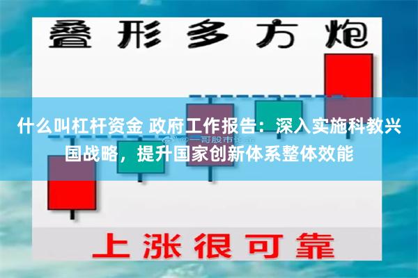 什么叫杠杆资金 政府工作报告：深入实施科教兴国战略，提升国家创新体系整体效能